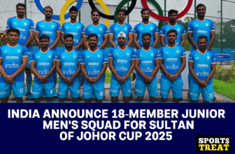 Hockey India has announced an 18-member Indian Junior Men’s Hockey Team for the Sultan of Johor Cup 2025.