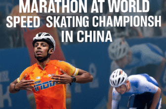 Anandkumar Velkumar Clinches Gold in 42 km Marathon at World Speed Skating Championships in China