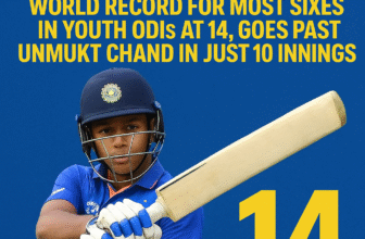 Vaibhav Suryavanshi Smashes World Record for Most Sixes in Youth ODIs at 14, Goes Past Unmukt Chand in Just 10 Innings