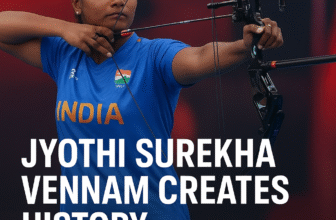 🎯 Jyothi Surekha Vennam Creates History — First Indian Woman Compound Archer to Medal at World Cup Final