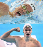 Leon Marchand broke the men’s 200m medley world record in winning his semi-final at the World Aquatics Championships in Singapore.