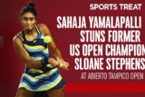 Sahaja Yamalapalli stuns former US Open champion Sloane Stephens at Abierto Tampico Open