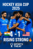 🏑 Hockey Asia Cup 2025: India storms past Malaysia 4-1! 🇮🇳🔥