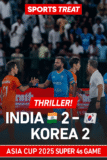 🏑🇮🇳 India & Korea Share the Spoils in Asia Cup Thriller! 🇰🇷🏑
